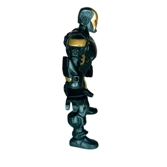 Marvel Super Hero Mashers Iron Man War Machine Black Gold 6" Action Figure 2014 - Picture 4 of 4